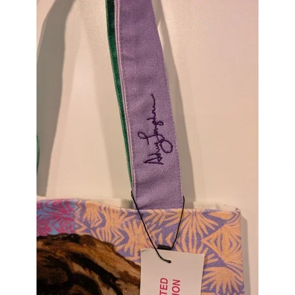 Ashley Longshore‎ Limited Edition Tote Bag Diana Ross Barbra Streisand NEW RARE - Picture 6 of 10